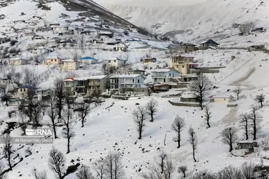 ایران زیباست | طبیعت برفی روستای «زندانه»
