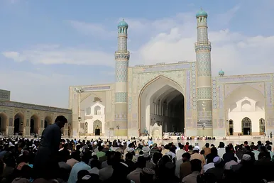 نماز عید فطر در مسجد جامع هرات
