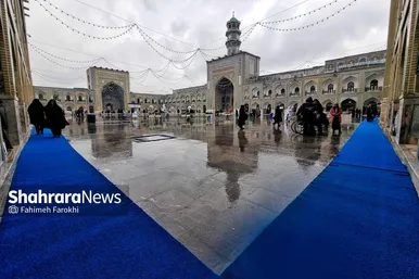 گزارش تصویری | حال و هوای بارانی حرم امام رضا (ع) (۱۹ اسفند ۱۴۰۳)