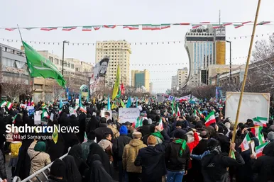 گزارش تصویری | راهپیمایی ۲۲ بهمن ۱۴۰۳ در مشهد