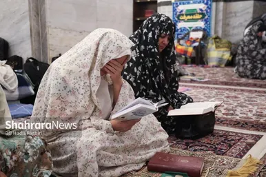 گزارش تصویری | اعتکاف بانوان در حرم امام رضا (ع)