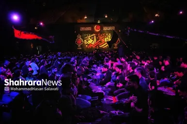 مراسم احیاء شب ۲۱ ماه رمضان و وداع با پیکر شهید گمنام در شهرک شهید رجایی