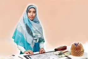 گفتگو با فاطمه ستوده، برگزیده&zwnj; مسابقات دانش&zwnj;آموزی نقاشی و طراحی استان