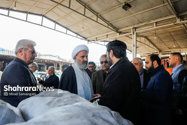 گزارش تصویری | بازدید رئیس کمیسیون اصل ۹۰ از میدان‌بار سپاد مشهد (۲۴ بهمن ۱۴۰۳)