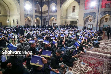 گزارش تصویری | مراسم احیا ویژه ناشنوایان در شب‌ بیست یکم ماه مبارک رمضان