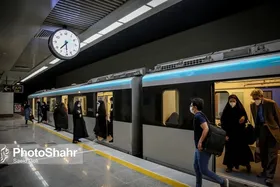 افزایش یک ساعته سرویس&zwnj;دهی خطوط قطار شهری در روز عید فطر