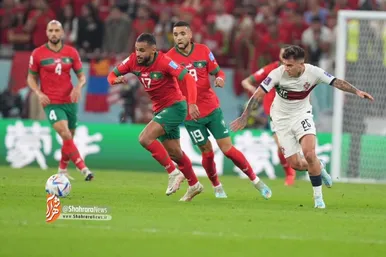 عکس‌های اختصاصی شهرآرانیوز از دیدار مراکش و پرتغال