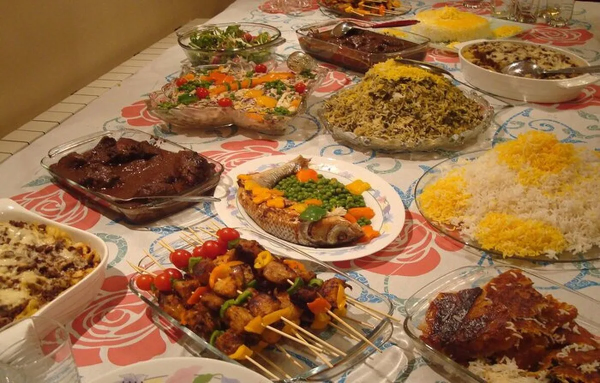سفره ایرانی، ترکیبی از ذوق، رنگ و سخاوت
