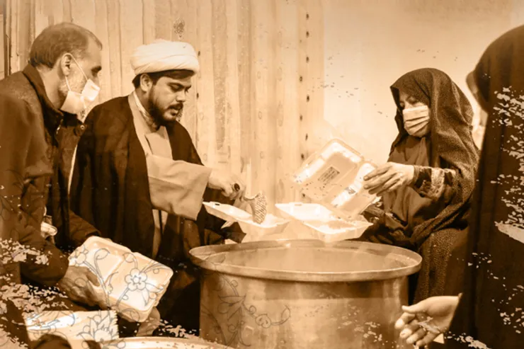 چله مقاومت | سفره نذری به یاد حاج قاسم سلیمانی