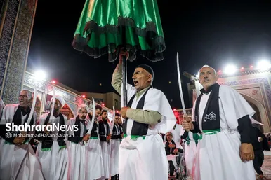 عزاداری هیئت‌های استان کرمان در حرم مطهر امام‌رضا(ع)