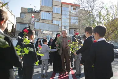 آیین بهره‌برداری و توسعه دبستان خیرساز شیخ صدوق منطقه تبادکان