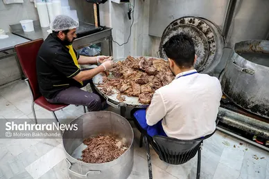 پخت شله مشهدی در مشهد