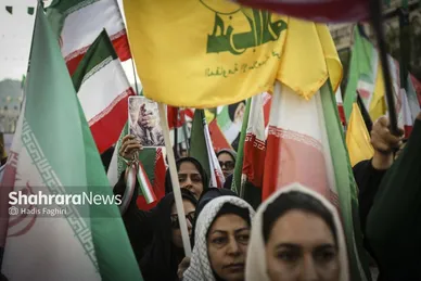 گزارش تصویری | مراسم چهلمین روز شهادت رهبر شهید انقلاب اسلامی در مشهد ۱