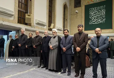 مجلس بزرگداشت شهدای خدمت در محضر مقام معظم رهبری
