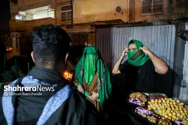 آیین سینی گردانی حضرت قاسم علیه السلام در شب هشتم محرم