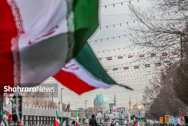 راهپیمایی خودرویی ۲۲ بهمن در مشهد