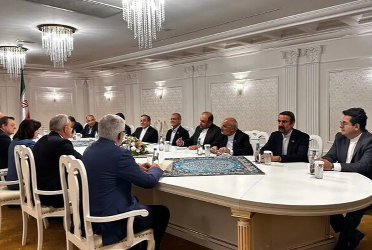 رئیس مجلس نمایندگان مجمع ملی بلاروس با پزشکیان دیدار کرد