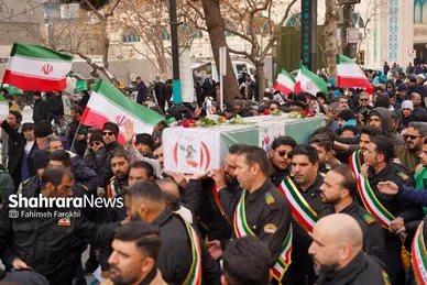 گزارش تصویری | مراسم تشییع پیکر شهید «عیسی علیپور» از شهدای خدمت شهرداری مشهد ۲