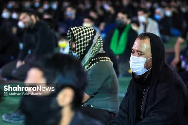 عزاداری دهه اول محرم در ورزشگاه تختی مشهد