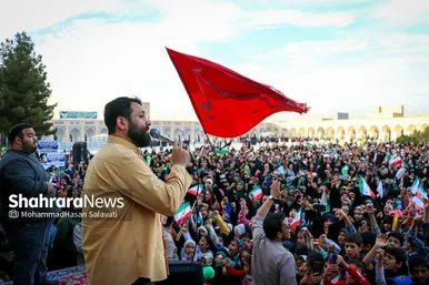 اجتماع مردمی عاشقان مبارزه با اسرائیل در مشهد