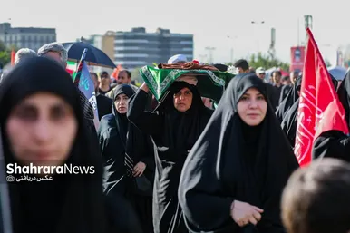 گزارش تصویری | عکس‌هایی از روز دوم وداع در مصلی بزرگ تهران (۱۴ تیرماه ۱۴۰۵)