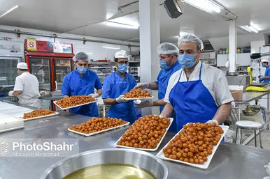 کارگاه پخت زولبیا و بامیه