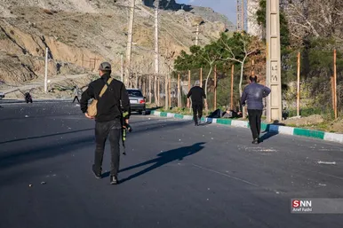 گزارش تصویری | حمله دشمن آمریکایی- صهیونی به پل B۱ کرج