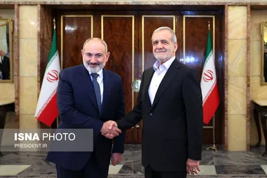 عکس‌هایی از دیدارهای مهمانان مراسم تحلیف با رئیس جمهور