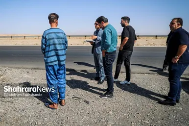 گزارش تصویری | بازسازی صحنه قتل در جاده سد کارده