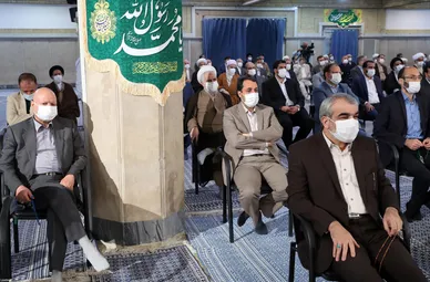 دیدار جمعی از مسئولان نظام و مهمانان شرکت کننده در کنفرانس وحدت اسلامی با رهبر معظم انقلاب