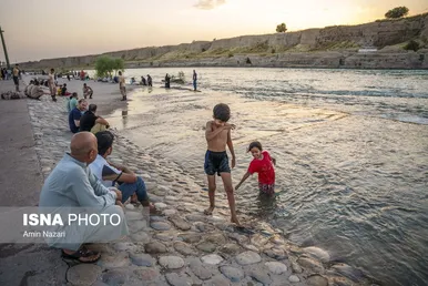 عکس‌هایی از شنا در علی کله دزفول - استان خوزستان