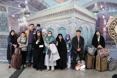 ورود مسافران نوروزی به مشهد 