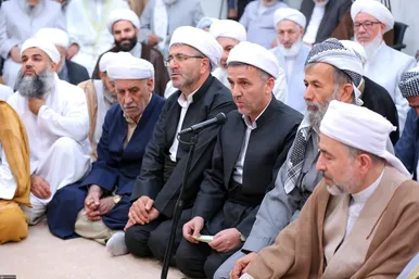 عکس‌هایی از دیدار جمعی از بزرگان و علمای اهل سنت با رهبر معظم انقلاب