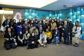 گزارش تصویری | فتوکال و نشست خبری فیلم &laquo;مرد آرام&raquo; با حضور مهدی هاشمی و شمیلا شیرزاد