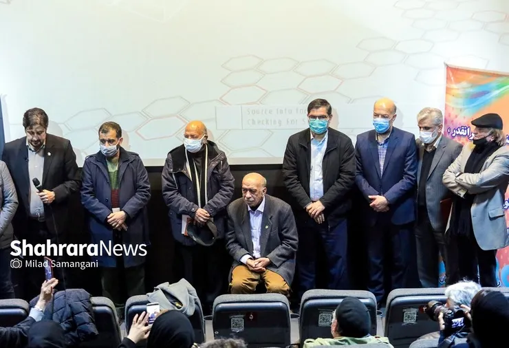 آیین نکوداشت مهدی صباغی برگزار شد | همراه همیشگی تئاتر مشهد