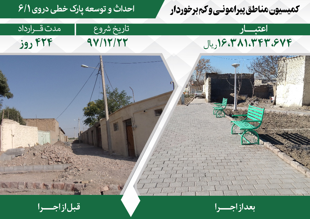 اقدامات مدیریت شهری در پنجمین دوره شورای اسلامی شهر مشهد در مناطق پیرامونی و کم‌برخوردار