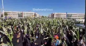 همایش روز دختر به مناسبت ولادت حضرت معصومه (ع) در مشهد + ویدئو