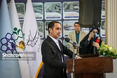 گزارش تصویری | بهره برداری از پل غربی سطح سوم تقاطع غیرهمسطح خیام مشهد