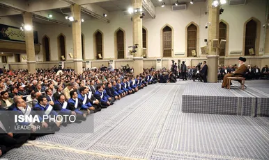 دیدار کارگران با رهبر معظم انقلاب