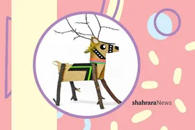آموزش کاردستی | حیوان کارتنی