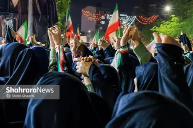 گزارش تصویری | پنجاه و چهارمین شب حضور حماسی در خیابان‌های مشهد