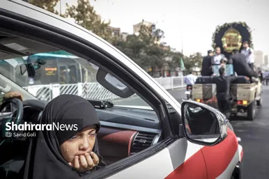 گزارش تصویری | مراسم تشییع پیکر آتش‌نشان فداکار «شهید رضا فخریان» در مشهد