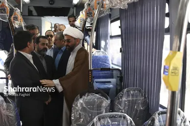 گزارش تصویری | آیین رونمایی از ۱۸ دستگاه اتوبوس جدید