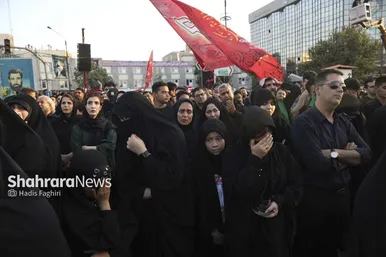 گزارش تصویری | مراسم خیمه سوزان عصر عاشورا در مشهد (۱۵ تیر ۱۴۰۴)