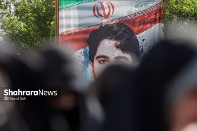 تشییع باشکوه پیکر «شهید غیرت» حمیدرضا الداغی در مشهد