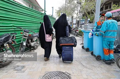 گزارش تصویری | حضور زائران در مشهد در نوروز ۱۴۰۵