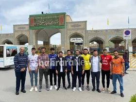 شماره ۸&zwnj;های لیگ برتر به پابوسی امام هشتم رفتند