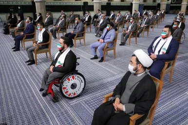 دیدار قهرمانان المپیک و پارالمپیک ایران در بازی‌های ۲۰۲۰ توکیو با رهبر معظم انقلاب