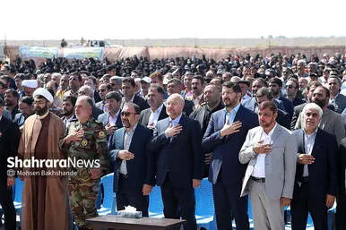 افتتاح فرودگاه گناباد با حضور رئیس مجلس و وزیر راه