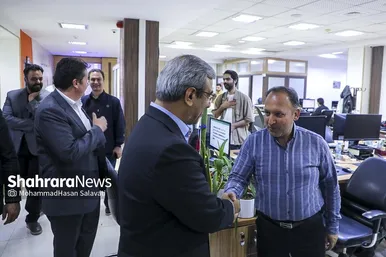 گزارش تصویری | بازدید استاندار خراسان رضوی و رییس شورای اسلامی شهر مشهد از موسسه فرهنگی شهرآرا